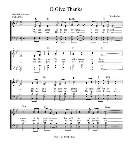 O Give Thanks (downloadable) - Image 2